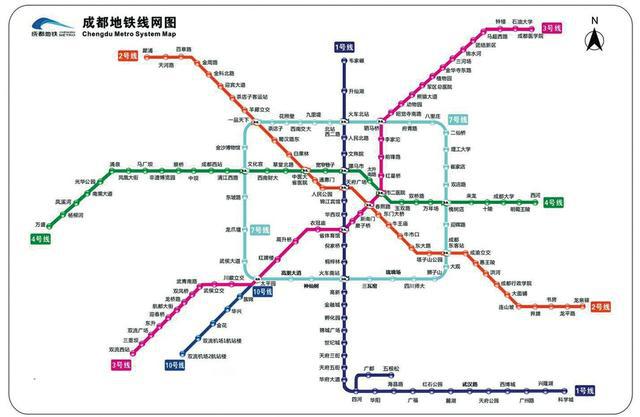 成都地铁最新图，揭示城市脉络的新面貌