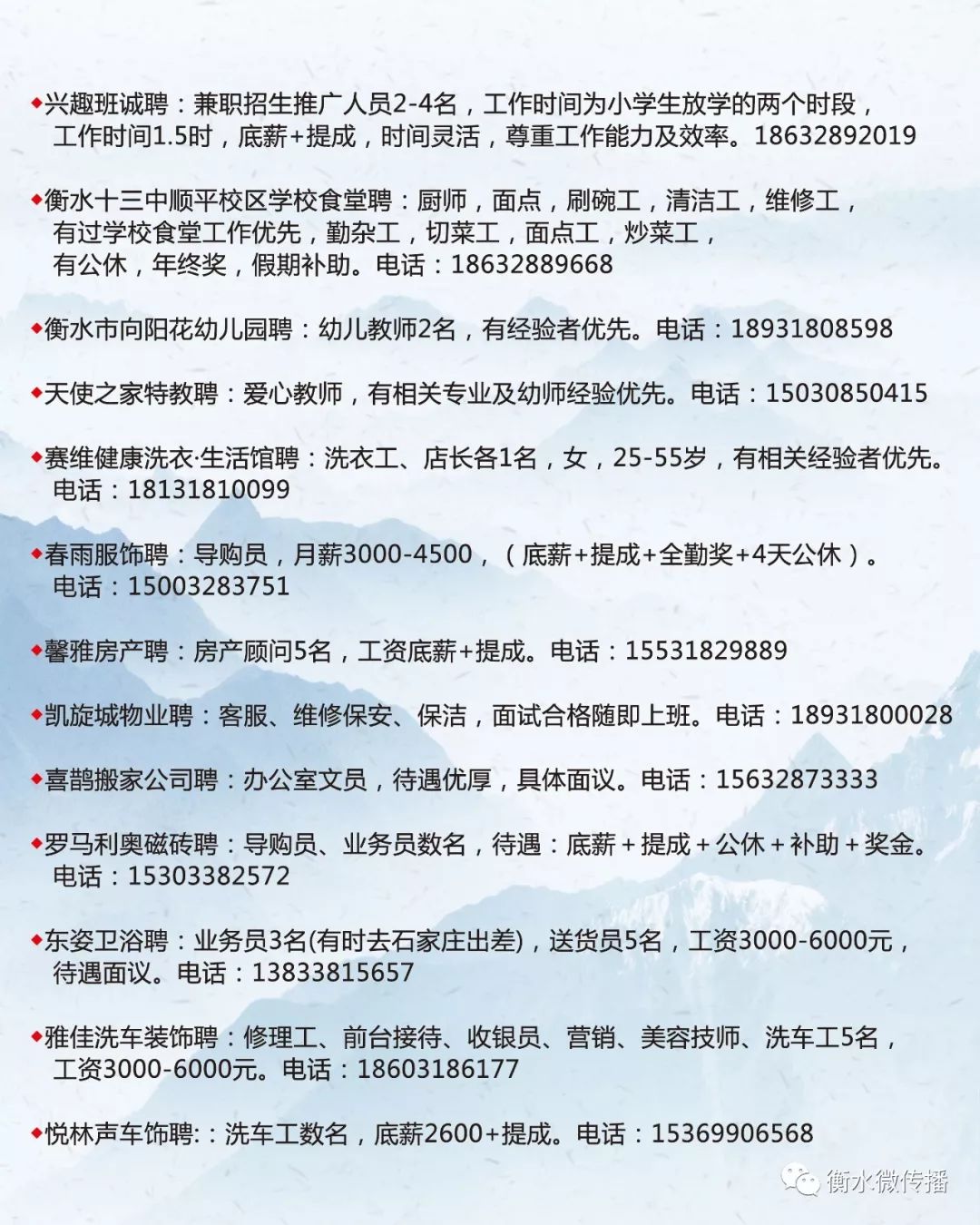 2017旬阳最新招聘启事